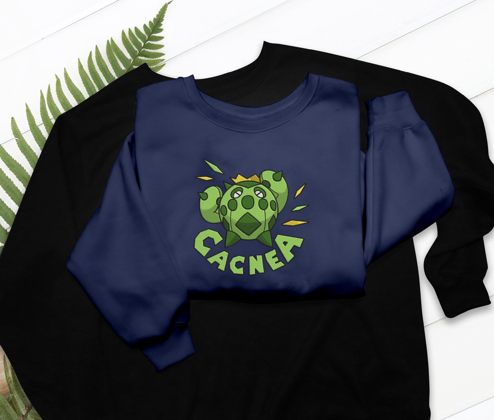 Cacnea Embroidered Shirt Desert Cactus T-shirt Sweatshirt Hoodie Anime Gaming Gifts