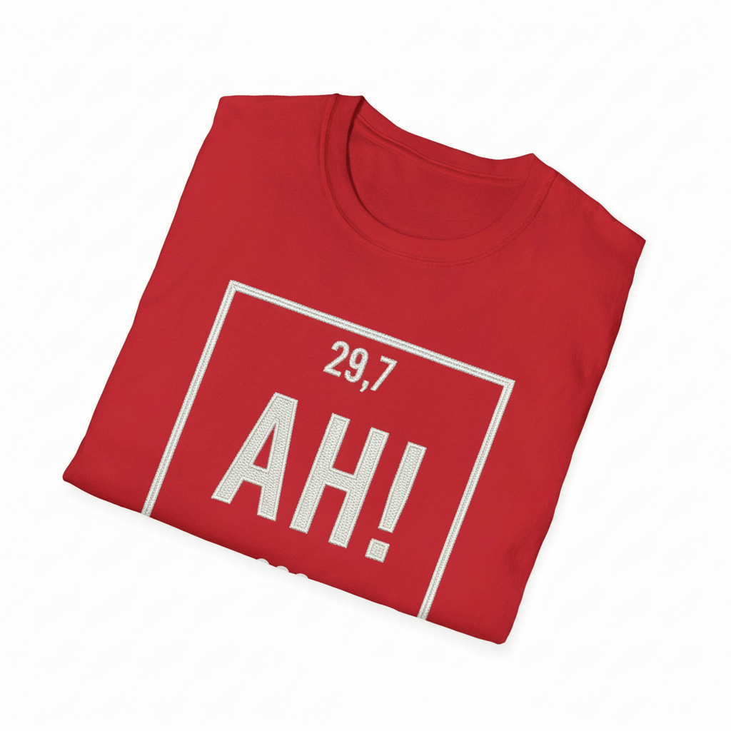 Embroidered Project Hail Mary AH! Element of Surprise Shirt, Ryland Grace Red T-Shirt, Chemistry Joke Tee, Sci-Fi Book Fan Gift