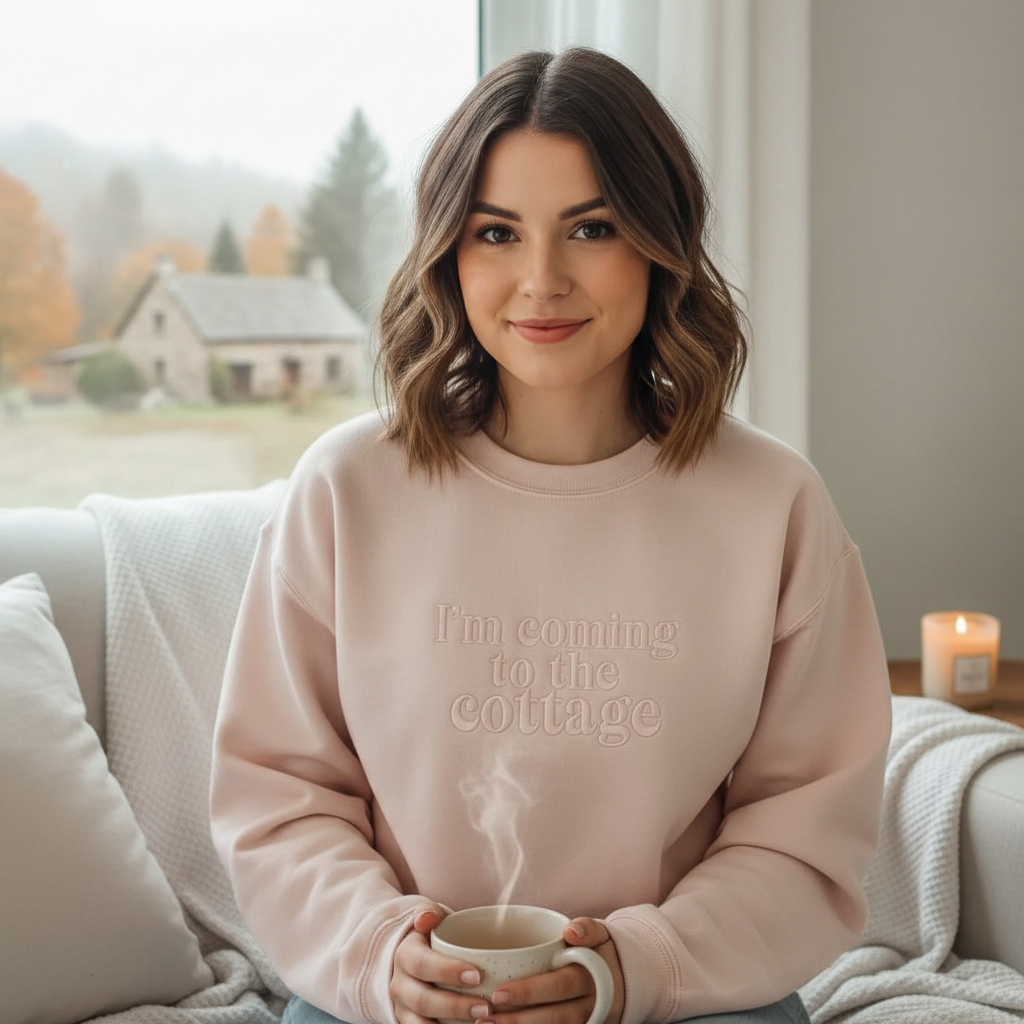 Embroidered I’m Coming To The Cottage Sweatshirt – Heated Rivalry Shirt, Ilya Rozanov & Shane Hollander, Hudson Williams Merch