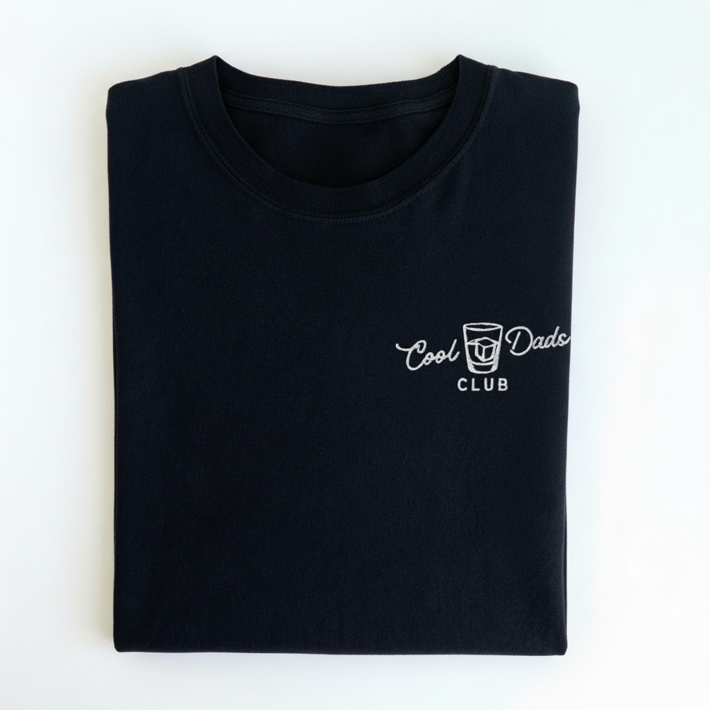 Embroidered Cool Dads Club Shirt, Old Fashioned Dad Tee, New Dad Gift, Pregnancy Announcement Shirt, Fathers Day Gift, Stylish Dad Outfit