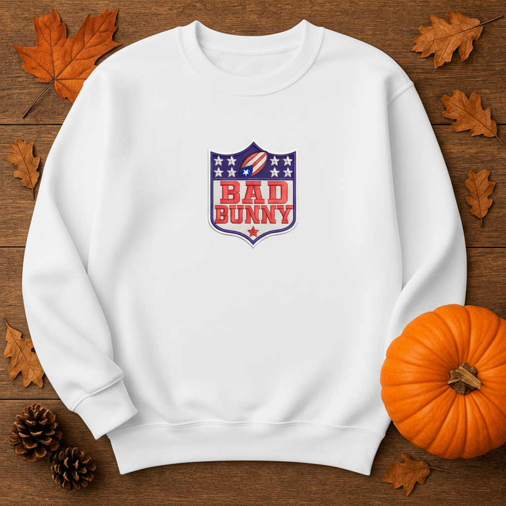 Benito Bowl Football Embroidery Bundle – Bunny Halftime Show Sweatshirt, Football Lover Merch
