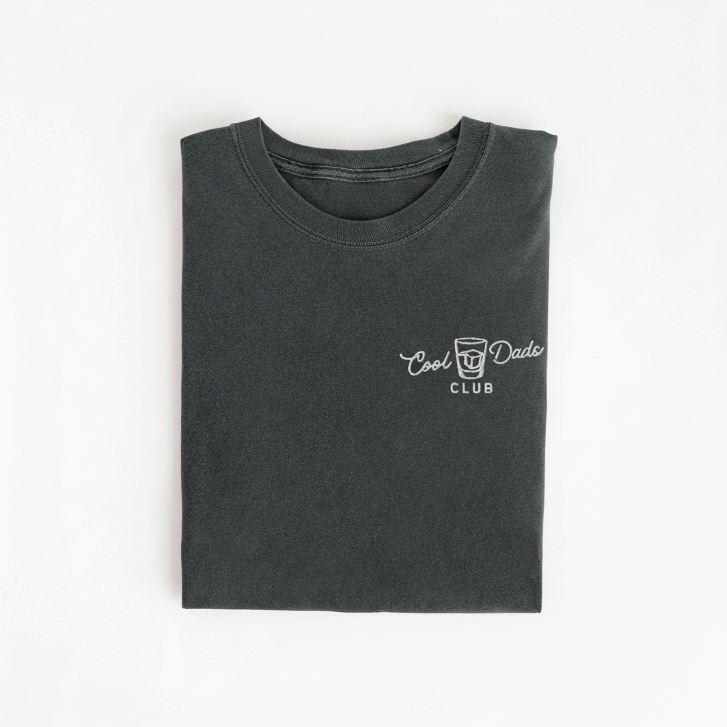 Embroidered Cool Dads Club Shirt, Old Fashioned Dad Tee, New Dad Gift, Pregnancy Announcement Shirt, Fathers Day Gift, Stylish Dad Outfit