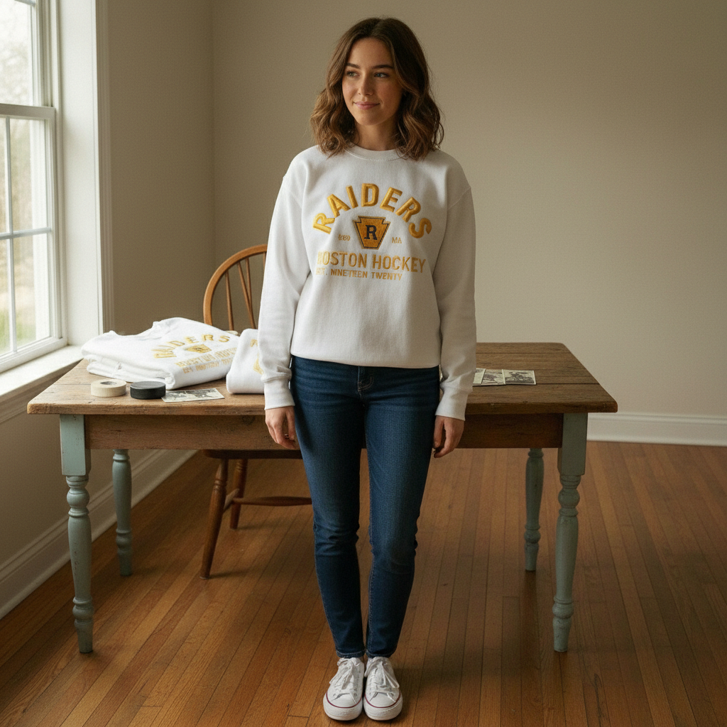 Embroidered Rozanov 81 Boston Raiders Sweatshirt – Heated Rivalry Shirt, Ilya Rozanov & Shane Hollander, Hudson Williams Merch