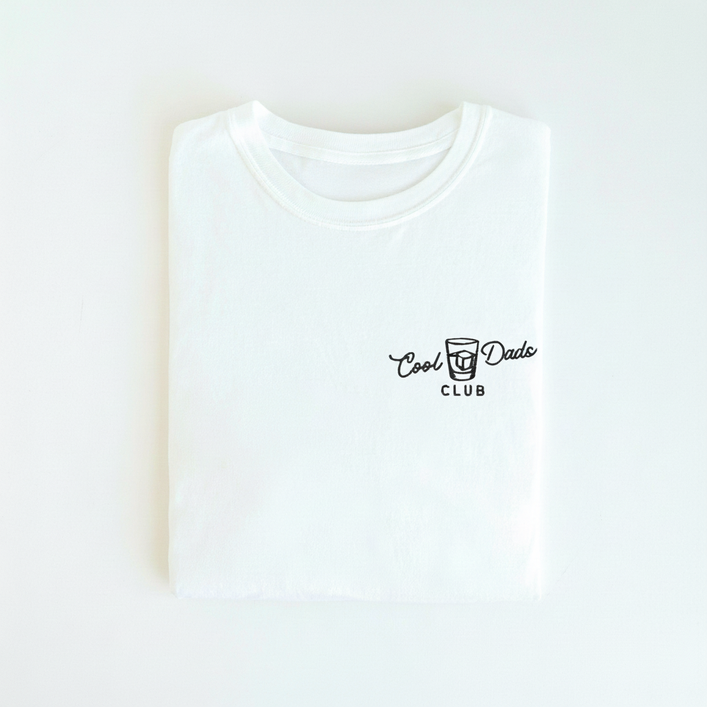 Embroidered Cool Dads Club Shirt, Old Fashioned Dad Tee, New Dad Gift, Pregnancy Announcement Shirt, Fathers Day Gift, Stylish Dad Outfit
