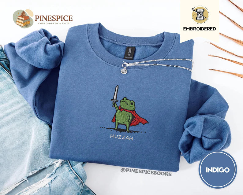 Christmas Embroidered Sweatshirt, Cute Santa Tree and Bow Design, Cozy Holiday Sweater, Personalized Christmas Gift